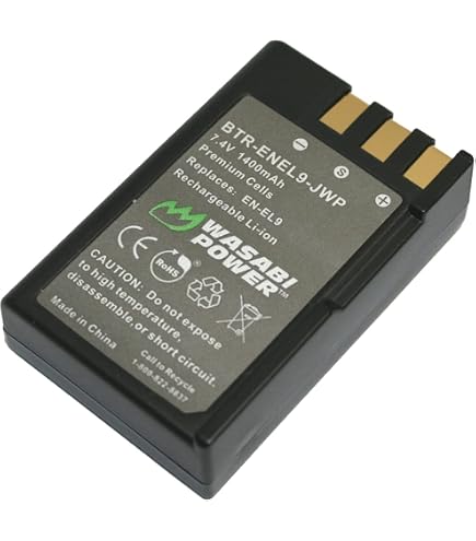 Amazon.com : STK EN-EL9 EN-EL9a Battery Replacement for Nikon